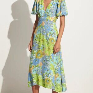 Faithfull the Brand - Vittoria Midi Dress San Benedetto Floral Print